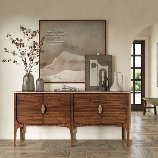 Amalthea Travertine Buffet (64") by West Elm
