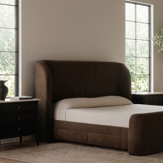 Vanessa Upholstered Storage Bed by West Elm