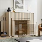 Fine Line Fireplace Screen