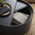 Volume Round Storage Drum Coffee Table (36")