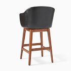 Wayne Leather Swivel Bar &amp; Counter Stools