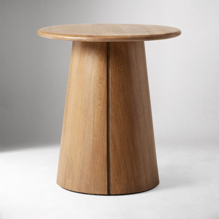 Anton Solid Wood Round Side Table 20