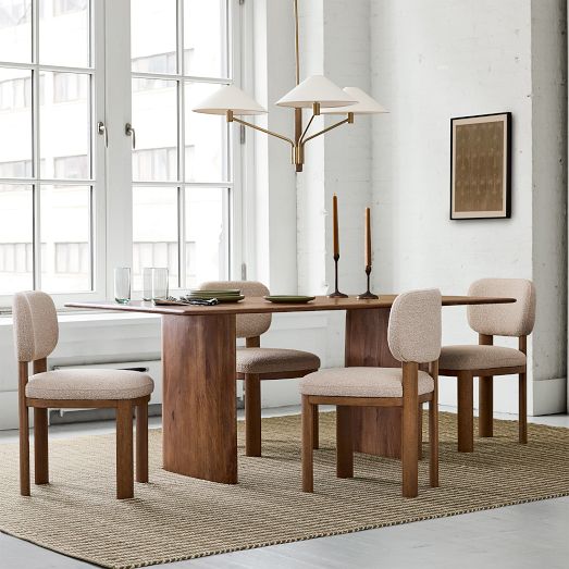 Anton Solid Wood Dining Table (72", 86", 120") by West Elm
