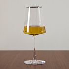 Horizon Lead-Free Crystal Silver-Rimmed Glassware Sets