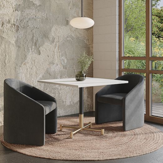 Branch Restaurant Square Dining Table - Quartz by West Elm