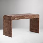 Finlo Burled 3-Drawer Desk (54")