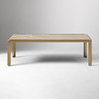 Portia Panther Marble Coffee Table (48")