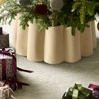 Open Box: Ruffle Linen Tree Collar - Natural