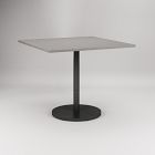 Orbit Restaurant Square Dining Table - Quartz