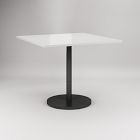 Orbit Restaurant Square Dining Table - Quartz