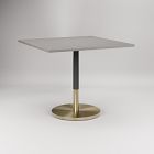 Orbit Restaurant Square Dining Table - Quartz