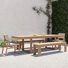 Portside Outdoor Extendable Dining Table (76.5"&ndash;106"), Benches &amp; Granada Chairs Set