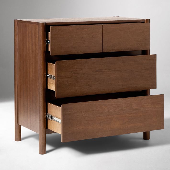 その他 Narrow Dresser Featuring Table Lighting Elora Narrow 4-Drawer Changing Table 36