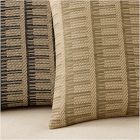 Broken Silk Wide Stripe Pillow Cover