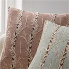Trellis Vine Stripe Pillow Cover