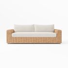 Westport Outdoor 84in Sofa Cushion Cover, Slub Weave Shore