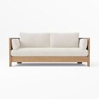 Open Box: Porto Outdoor Sofa Cushion Cover (76") - Slub Weave Shore