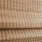 Custom Natural Fine Weave Blackout Roman Shade - Honeynut Cream