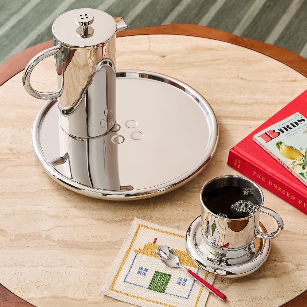 Emma Chamberlain Stainless Steel Coffee Collection - Mug & Saucer Set