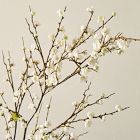 Faux White Blossom Branch