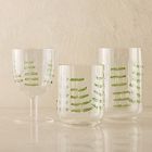 Palm Applique Glassware Collection