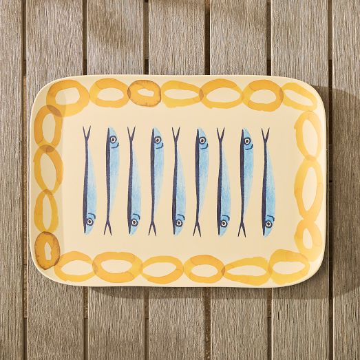 Sardine Melamine Platter by West Elm