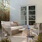 Outdoor Split Faux Jute Pillow