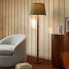 Emma Chamberlain Wood &amp; Lacquer Floor Lamp (63")