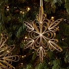 Metal Wire Medium Snowflake Ornament