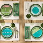 Modern Melamine Outdoor Sporting Salad Plate Sets