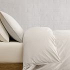 Organic Washed Cotton Percale Duvet Cover &amp; Shams