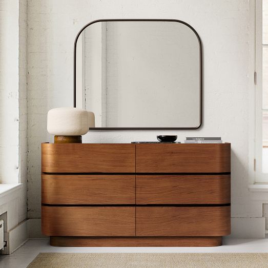six drawer dresser Modern Craftsman 6-Drawer Outfit your room with the MORNAY dresser Paradise Modern Rustic Solid Wood