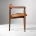 Edison Leather Dining Arm Chair