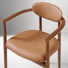 Edison Leather Dining Arm Chair