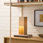 Anya Raw Silk Table Lamp (13")
