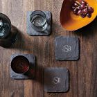 Black Slate Coaster Sets