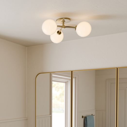 Holling 3-Light Flush Mount (15") by West Elm