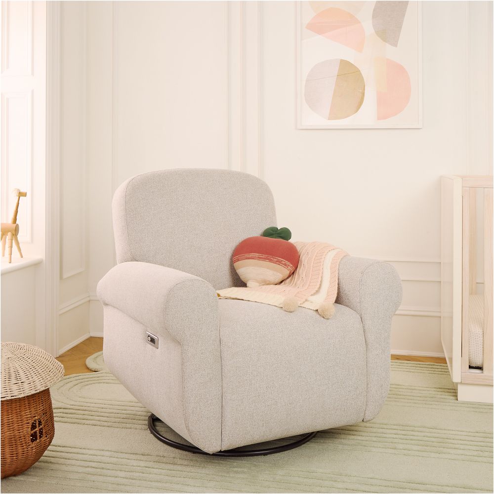 Mochi Manual & Power Glider Recliner by West Elm