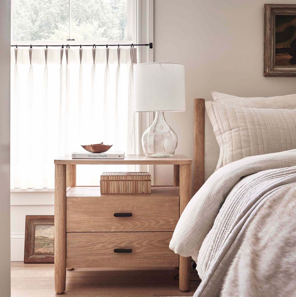 Recycled Glass Table Lamp (21") by West Elm