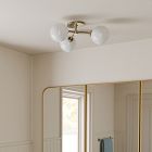 Holling 3-Light Flush Mount (15")