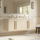 Isley Double Floating Bathroom Vanity (60")