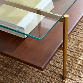 Mid-Century Art Display Coffee Table | Modern Living Room