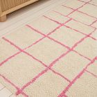 Offset Grid Washable Rug