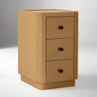 Open Box: Pierce & Ward Lacquered Nightstand (16") - Rustic Gold
