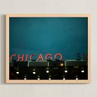 Chicago Sky Framed Wall Art by Minted for West Elm