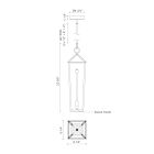 Delphine LED Pendant (23"&ndash;32")