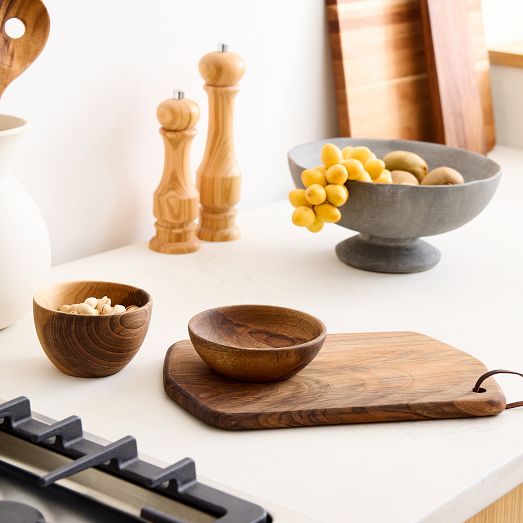 Alcantara Frederic Rectangular Cutting Board & Bowls by West Elm