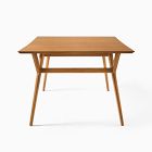 Extra Deep Mid-Century Extendable Dining Table (72") - ADA