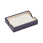 Leather Letterpress Memo Tray