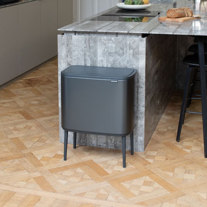 Brabantia Bo Touch Dual Trash Can, 3 & 6 Gal | West Elm